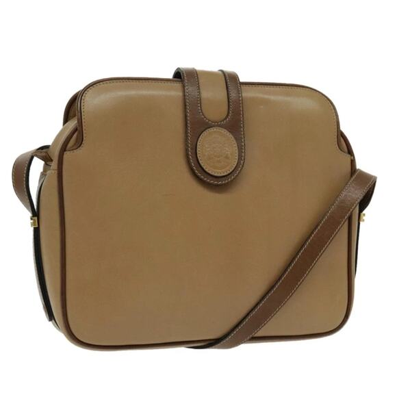 Celine Vintage Crest Logo Leather Crossbody Bag | Camera Style | Made in Italy - Picture 1 of 15